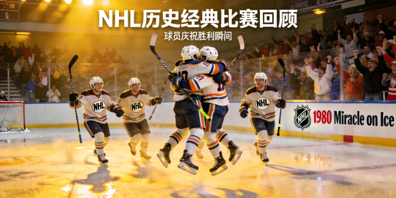 NHL历史经典比赛回顾展示球员庆祝胜利的瞬间